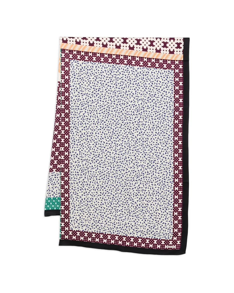 Dries van Noten Patterned Scarf Neutrals