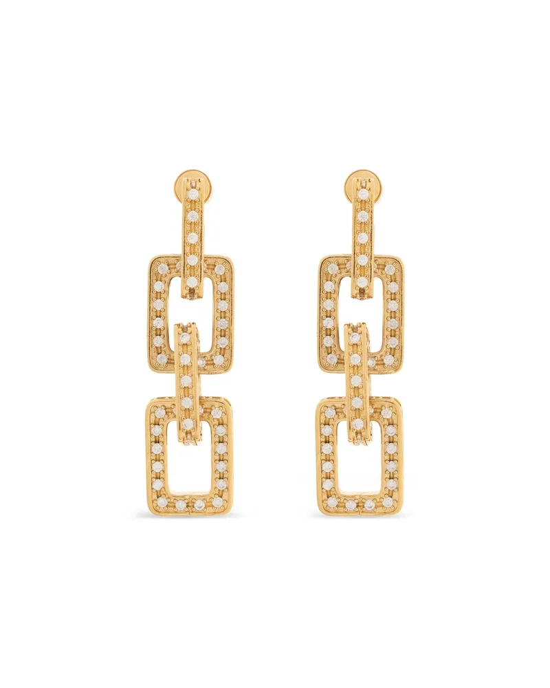 Marni Crystal-embellished Earrings Gold