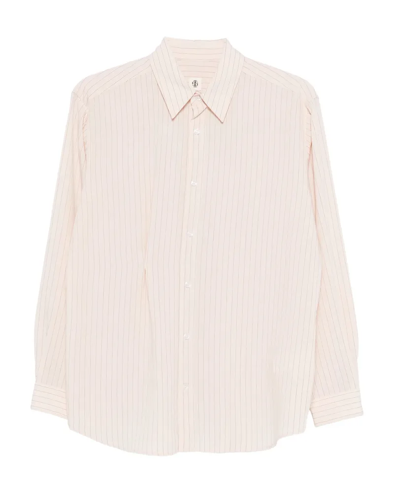 The Garment Costa Striped Buttoned Shirt Neutrals