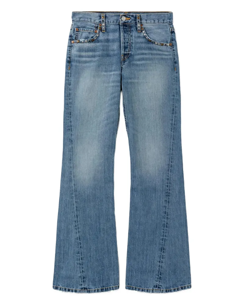 RE/DONE Blue Trousers Blue