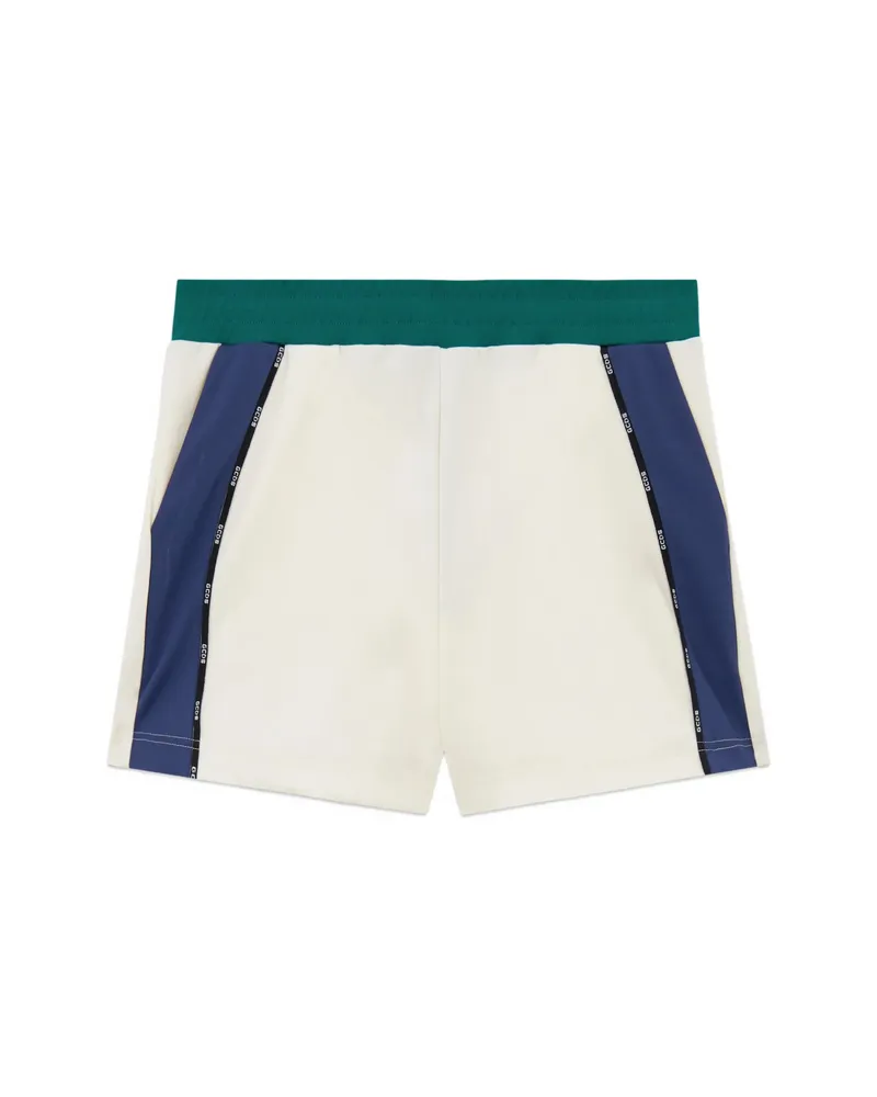 GCDS Elasticated-waistband Shorts Neutrals