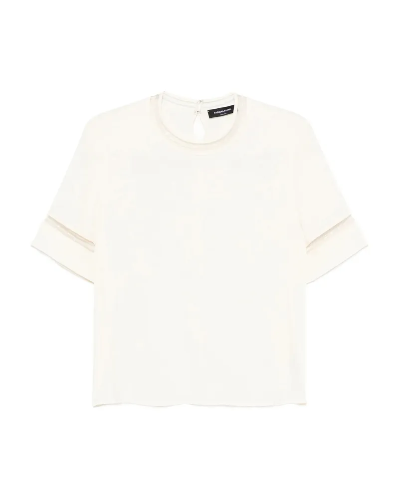 Fabiana Filippi Sleeve-detail Blouse Neutrals