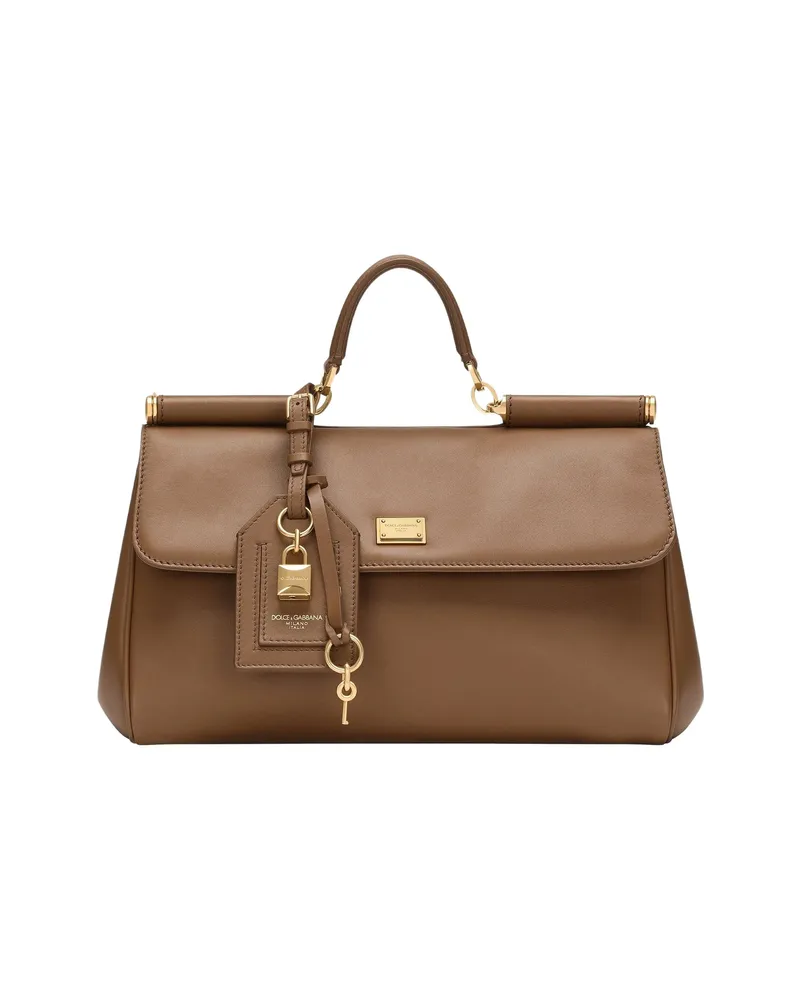 Dolce & Gabbana My Sicily Tote Bag Brown