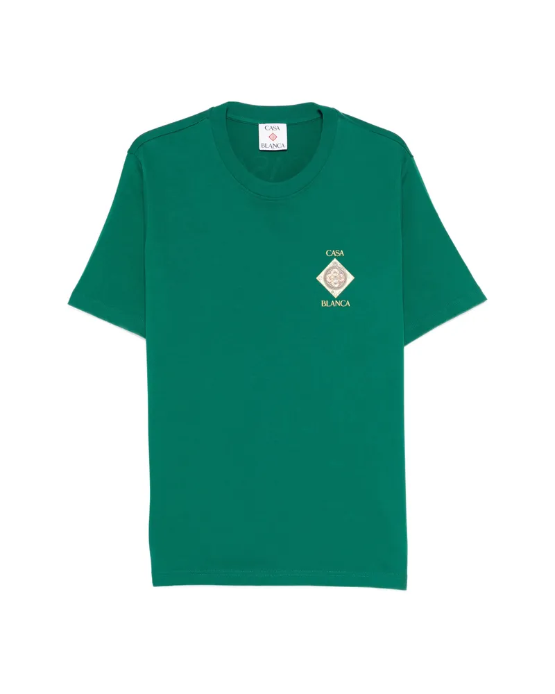 Casablanca Paris Logo-print T-shirt Green