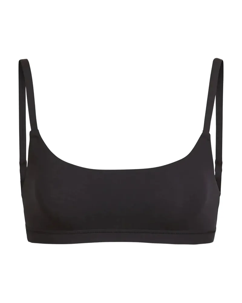 SKIMS Scoop-neck Bralette Black