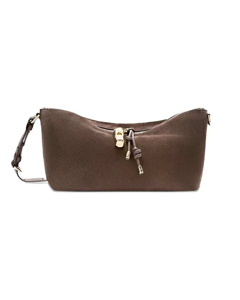 Furla Debby Shoulder Bag Brown