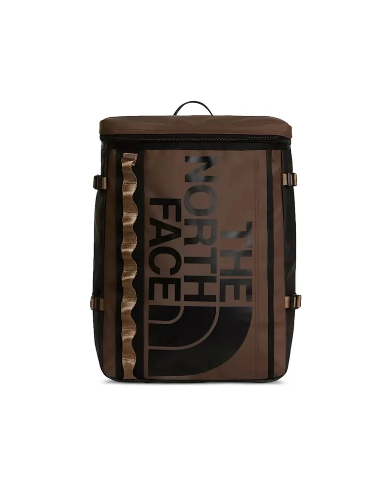 The North Face Logo-print Backpack Brown
