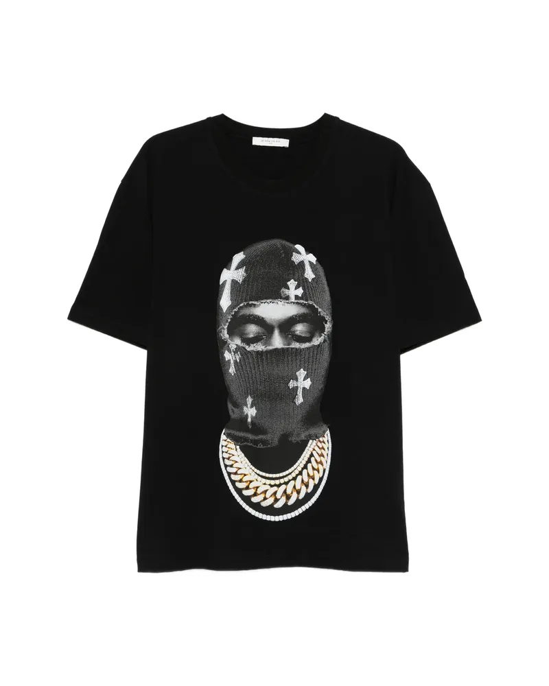 IH NOM UH NIT Mask Crosses-print T-shirt Black