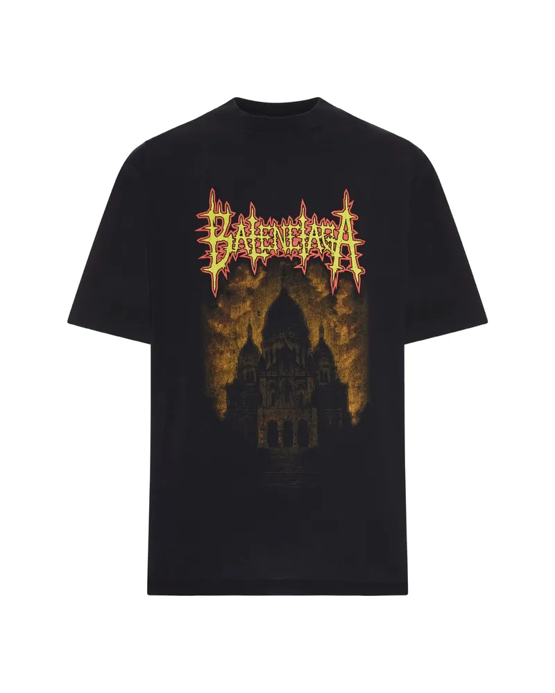Balenciaga Graphic T-shirt Black