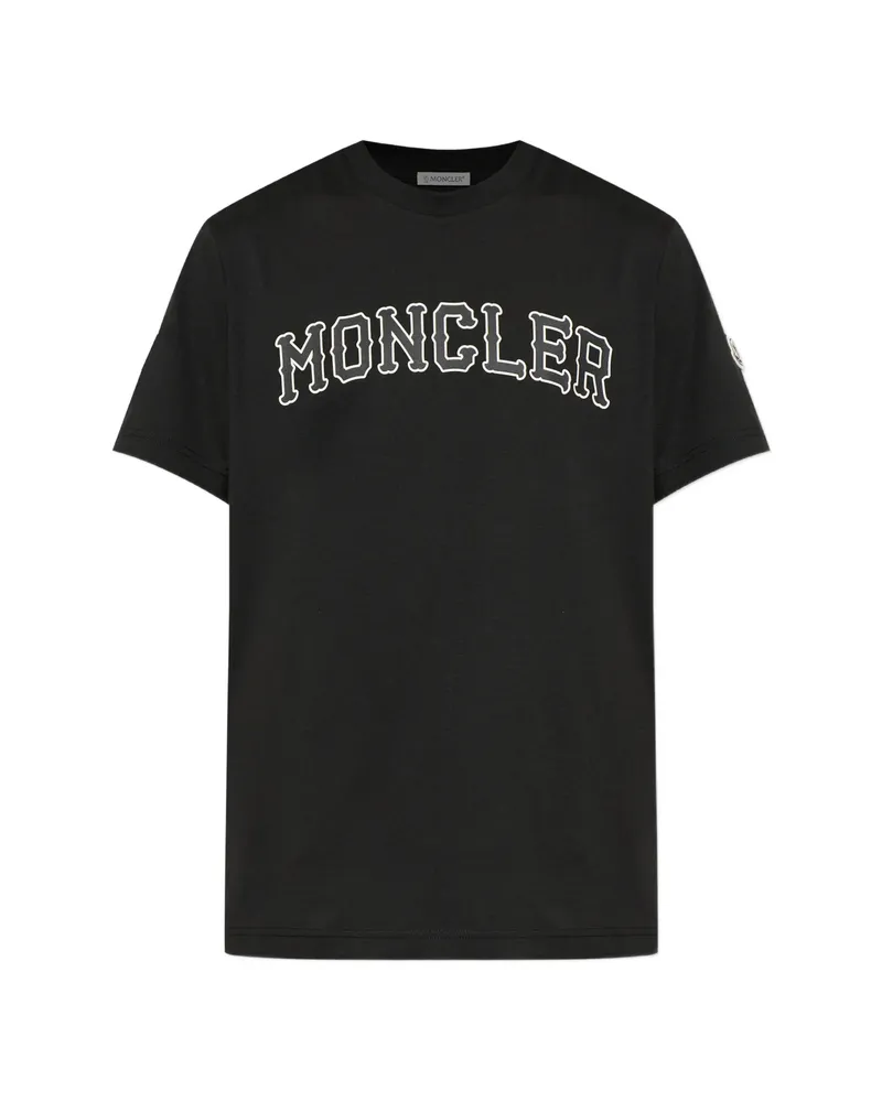 Moncler Logo-print T-shirt Black