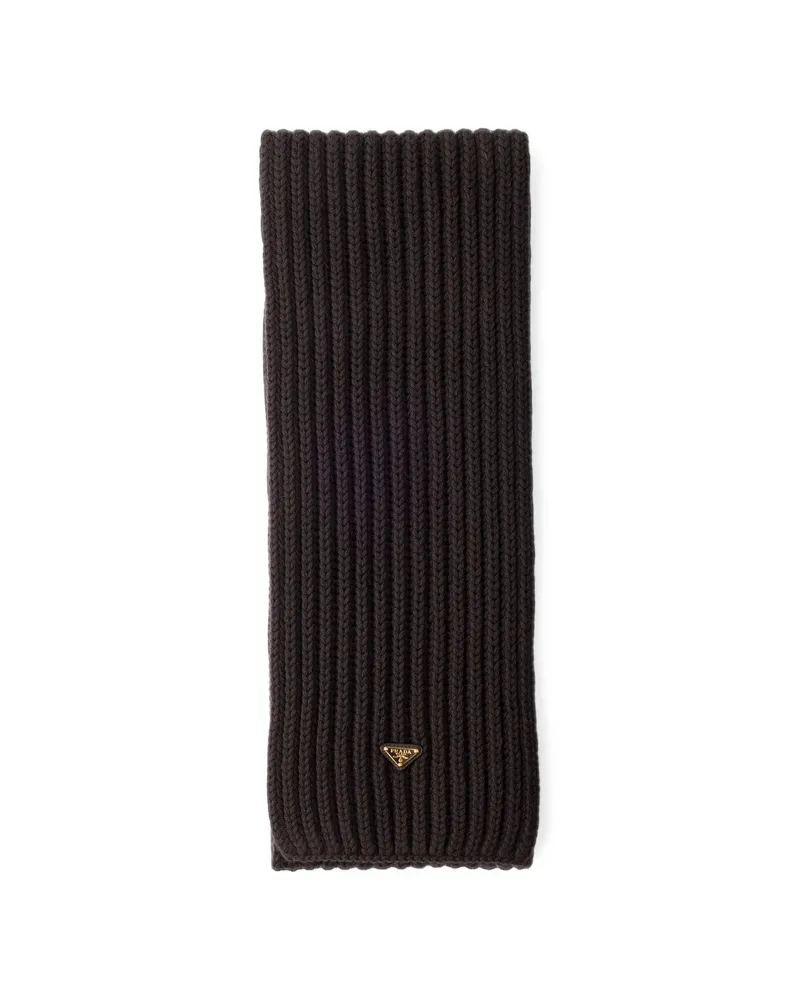 Prada Wool Scarf Brown