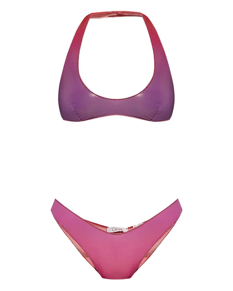Oséree Ombré-detailing Bikini Pink