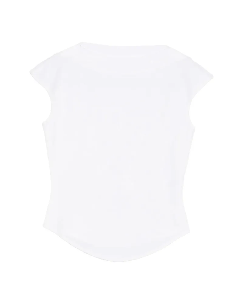Alaïa Cap-sleeve T-shirt White
