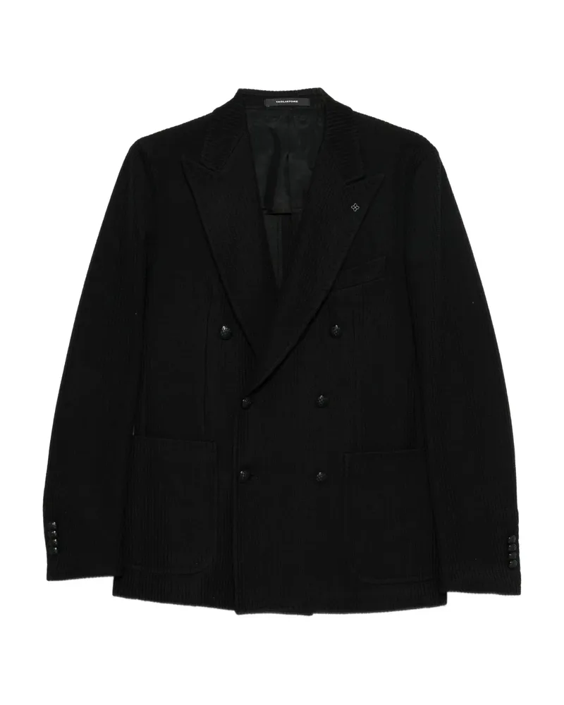 Tagliatore Knitted Blazer Black