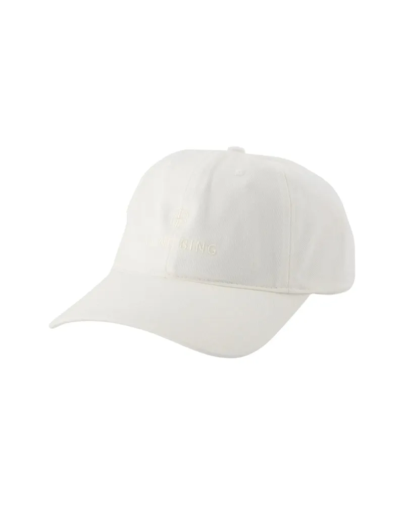Anine Bing Logo Baseball Cap White