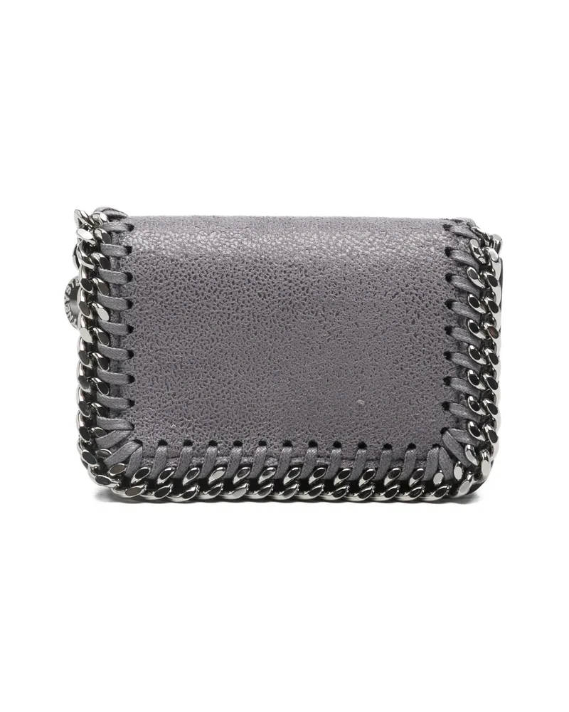 Stella McCartney Falabella Chain Trim Wallet Grey
