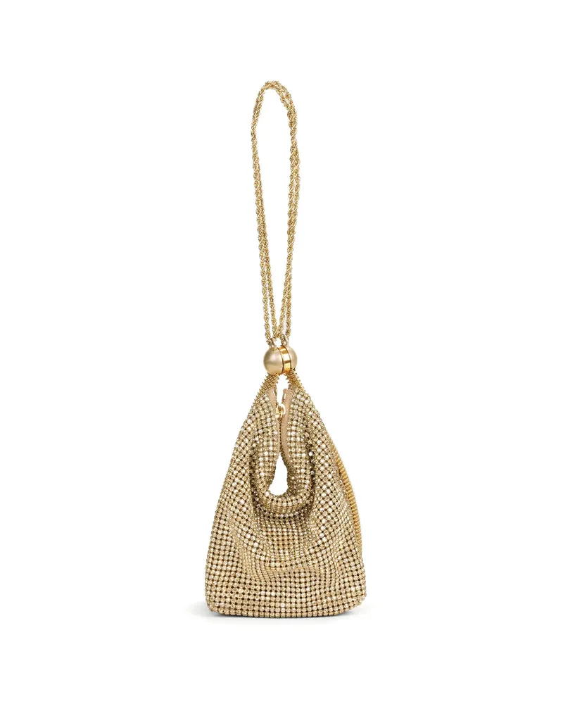 Cult Gaia Rue Wristlet Mini Bag Gold