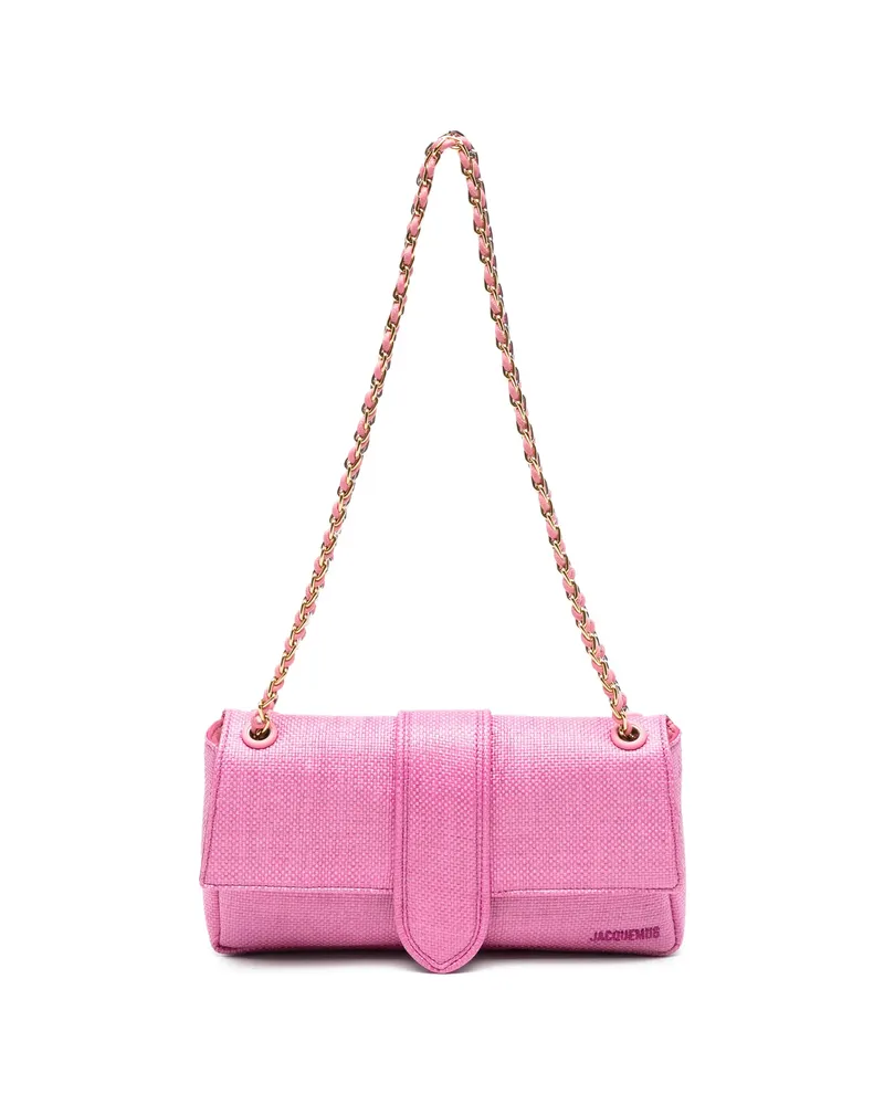 Jacquemus The Bambino Chain Shoulder Bag Pink