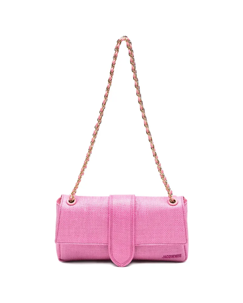 Jacquemus The Bambino Chain Shoulder Bag Pink