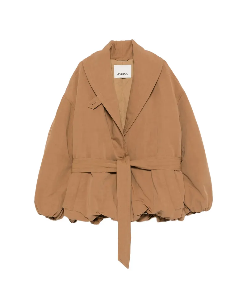 Isabel Marant Volinda Belted Jacket Brown