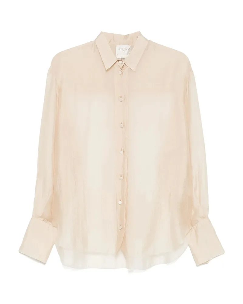 forte_forte Sheer Shirt Neutrals