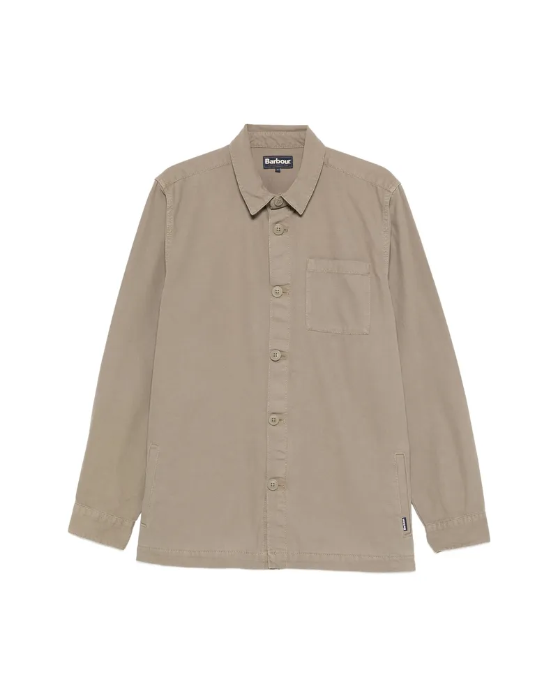 Barbour Chest-pocket Buttoned Shirt Green
