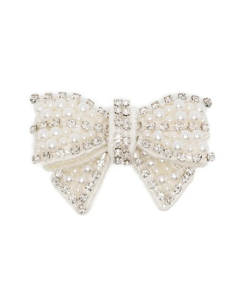 Self-Portrait Bow-shape Earrings Silver