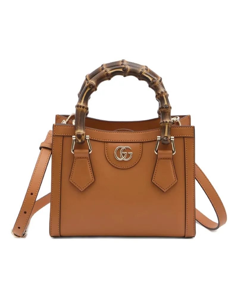 Gucci Small Diana Bamboo-handle Tote Bag Brown