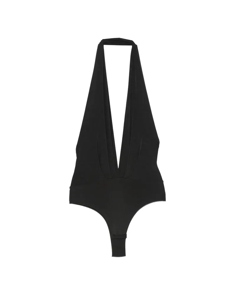 ANDAMANE Zendaya Halterneck Bodysuit Black