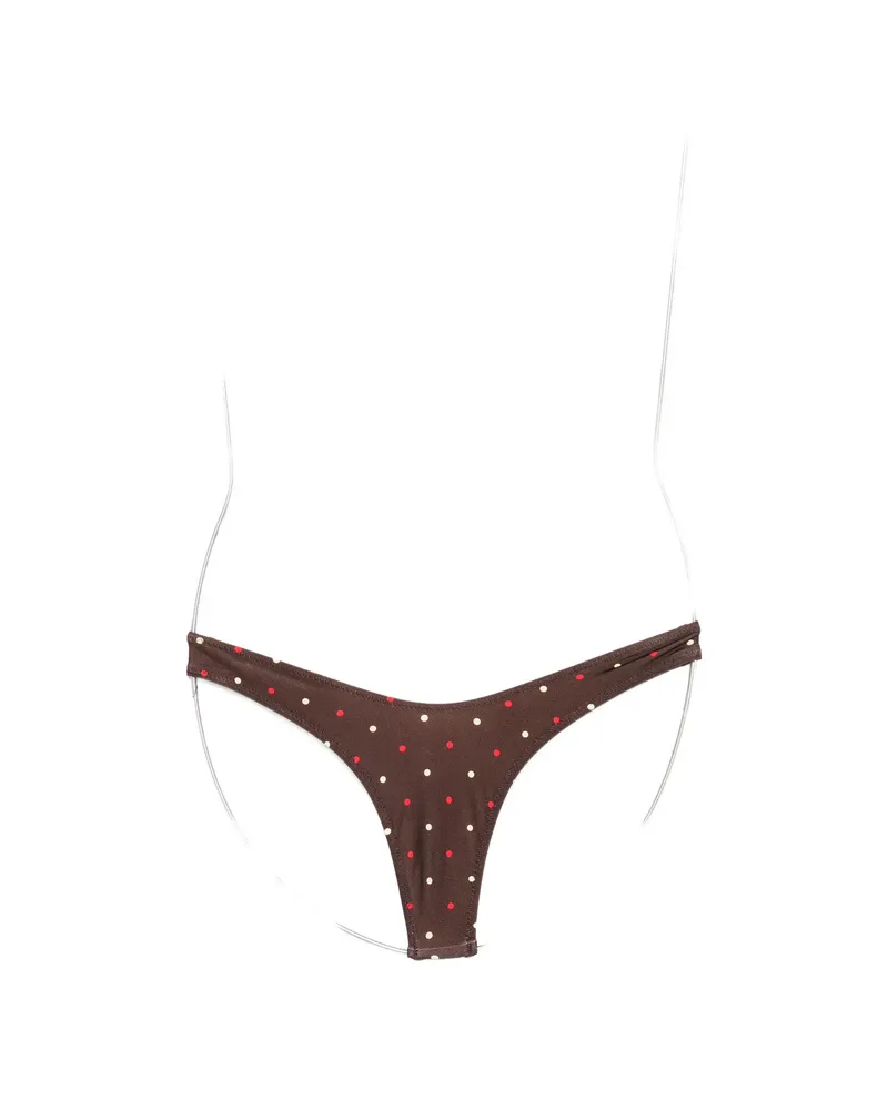 Frankies Bikinis Beachwear Brown