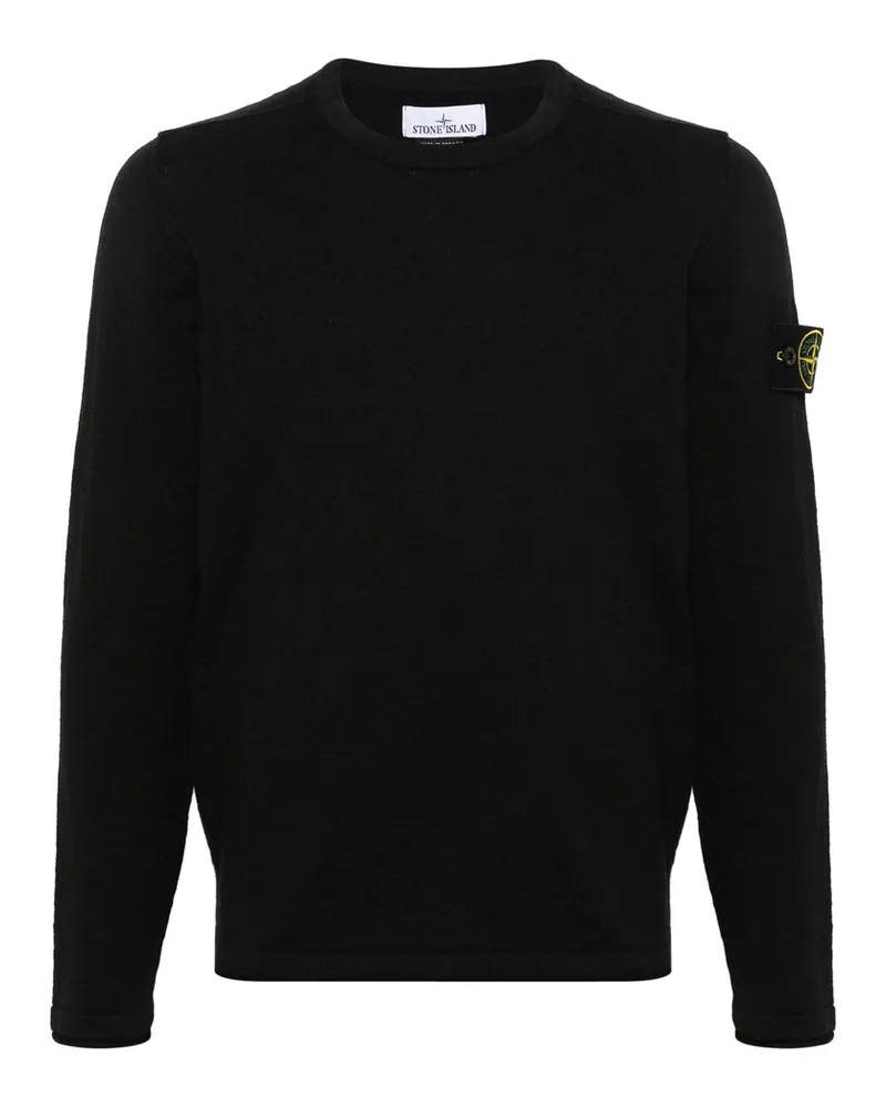 Stone Island Compass-badge Jumper Black