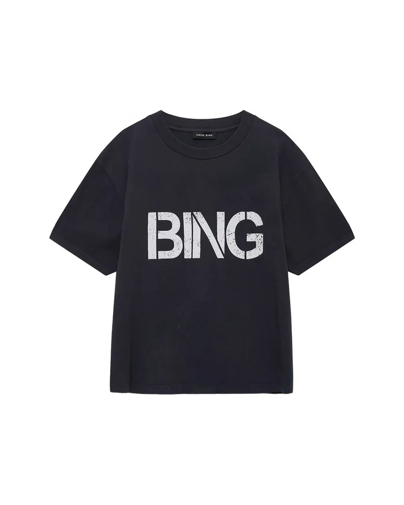 Anine Bing Printed T-shirt Black
