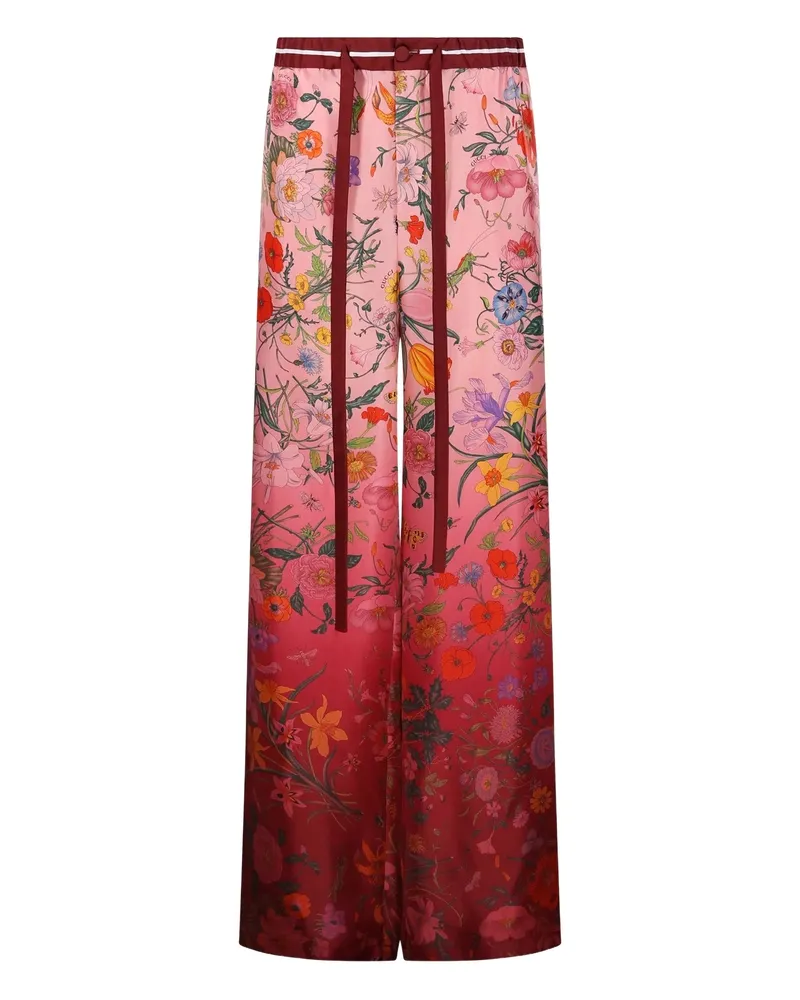 Gucci Floral-print Drawstring Trousers 