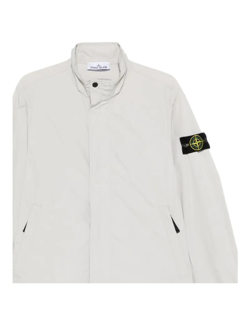 Stone Island Logo-patch Jacket Grey