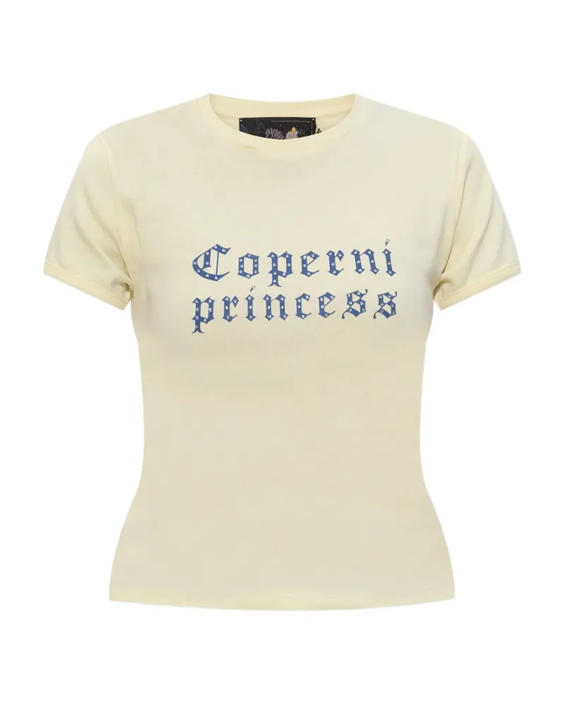 COPERNI Logo-print T-Shirt Yellow