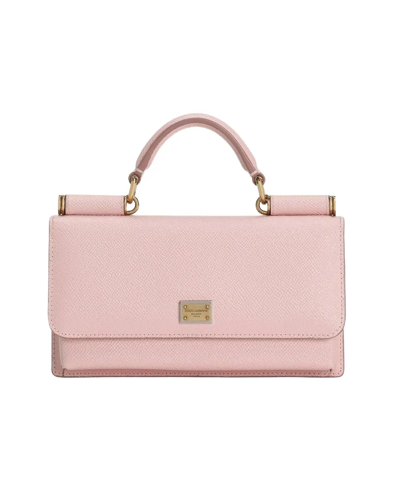 Dolce & Gabbana Logo-plaque Mini Bag Pink