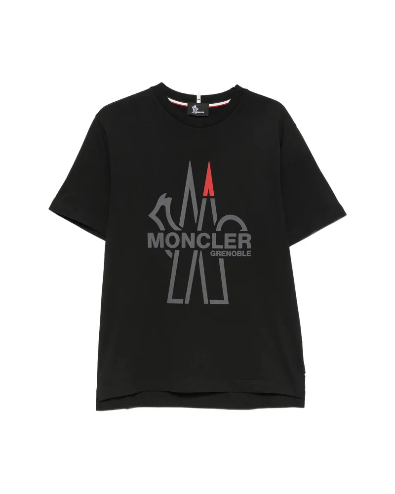 Moncler Logo-print T-shirt Black