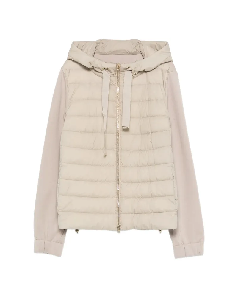 Herno Hooded Puffer Jacket Neutrals