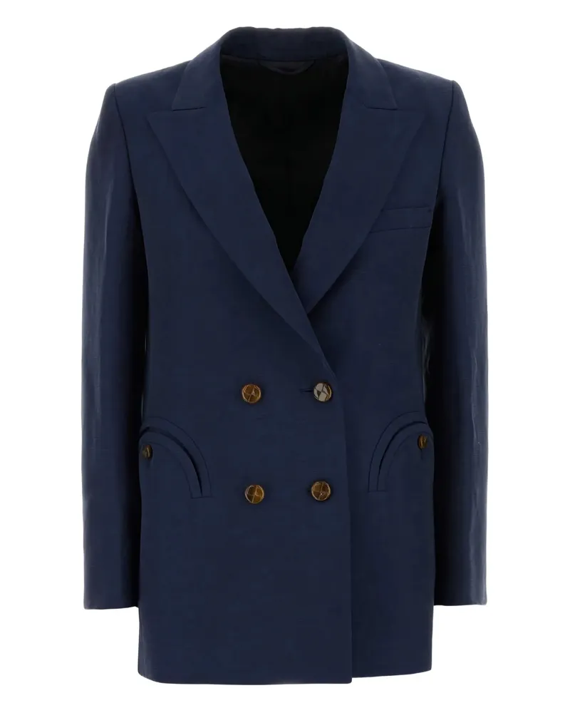 Blazé Milano Savannah Double-breasted Blazer Blue
