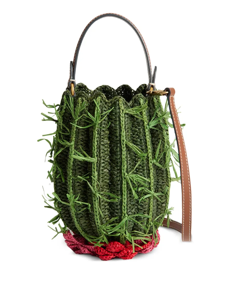 Anya Hindmarch Cactus Tote Bag Green