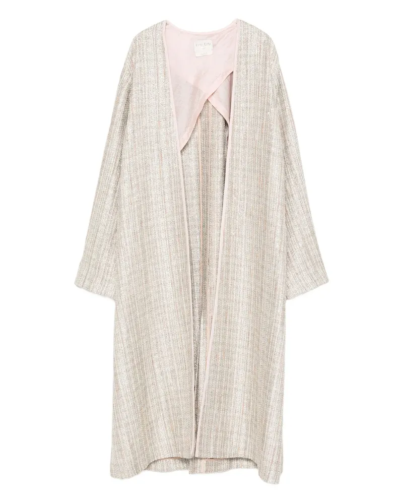 forte_forte Striped Coat Neutrals