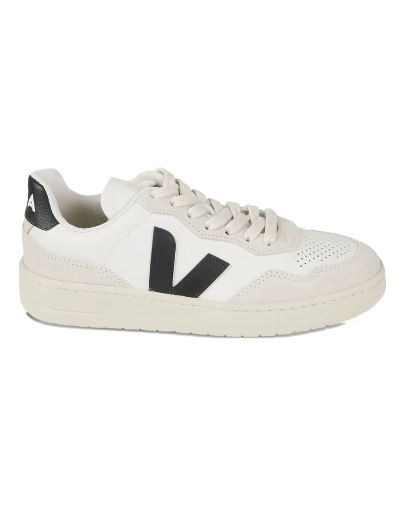 VEJA V-90 Panelled Sneakers White