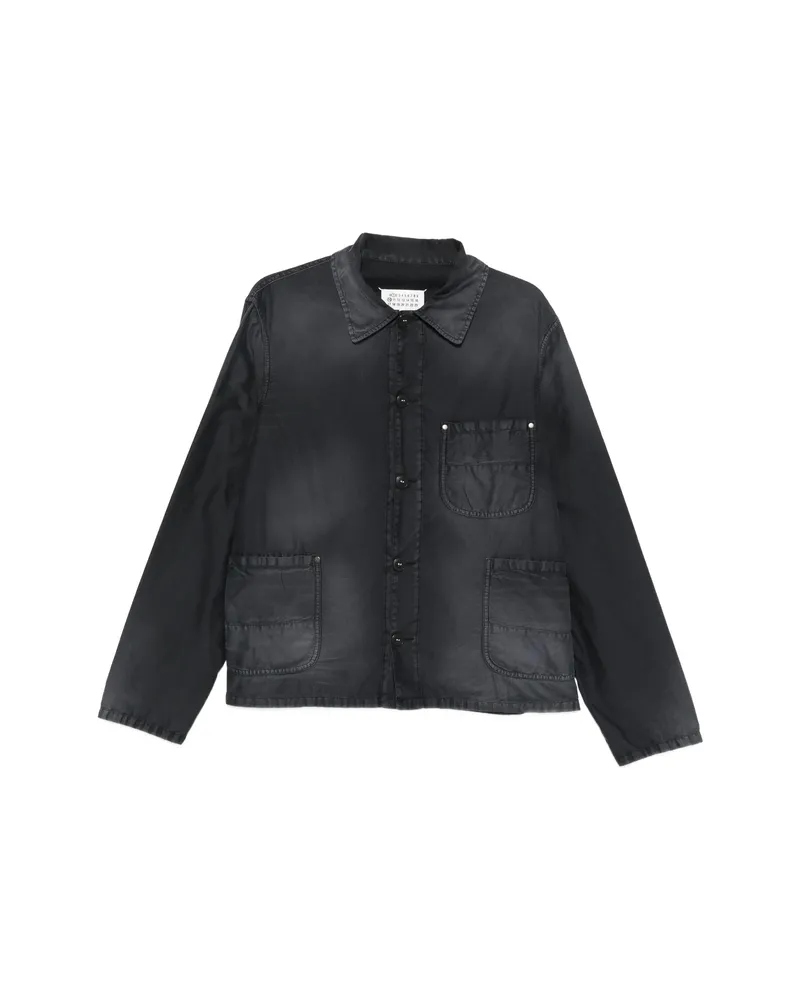 Maison Margiela Patch-pocket Jacket Blue