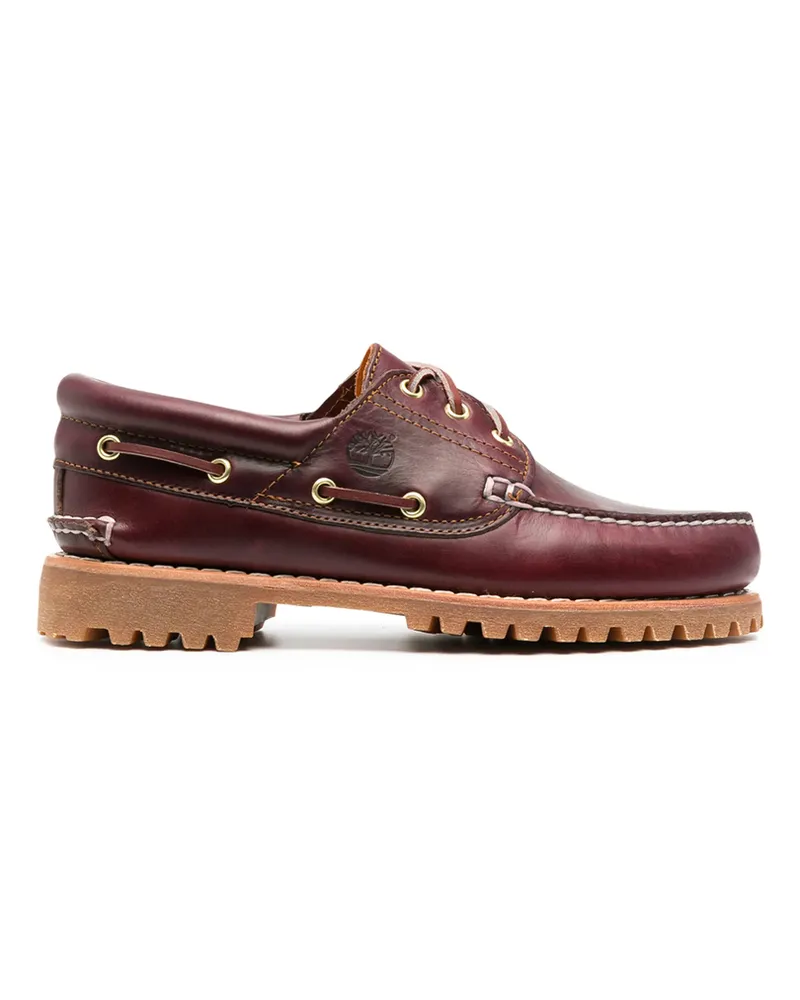 Timberland 3-Eye Classic Lug Shoes Red