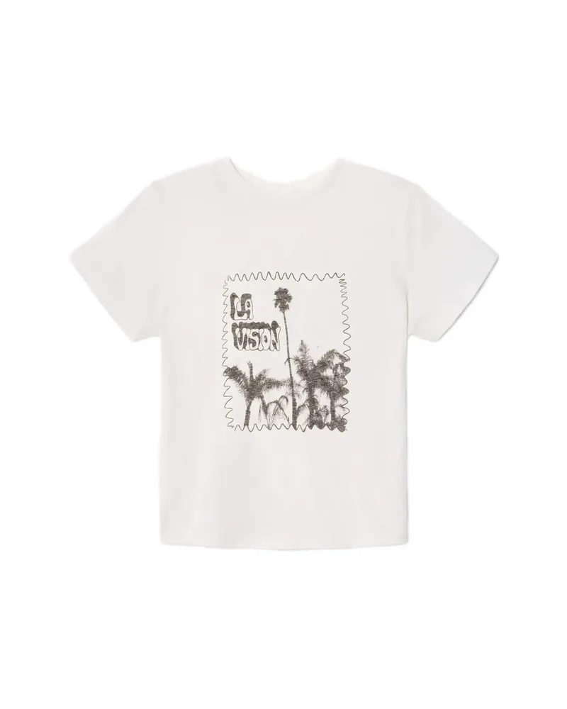 RE/DONE LA Vision Graphic-print T-shirt White