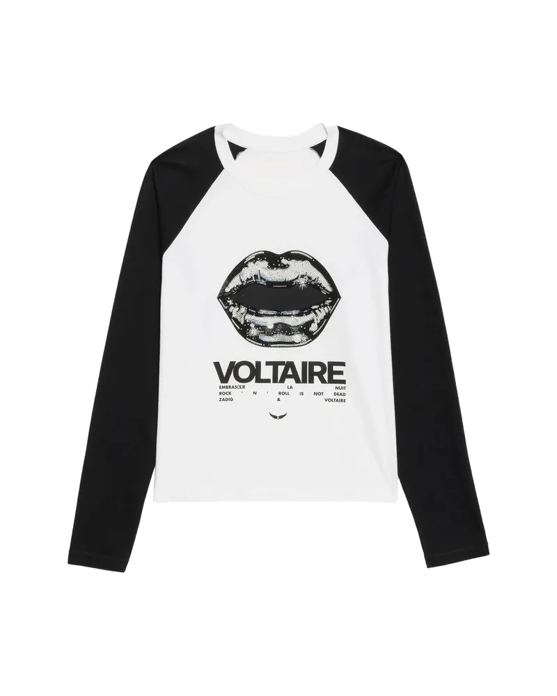 Zadig & Voltaire WALKRA HC BICO TOUR LIPS STRAS White