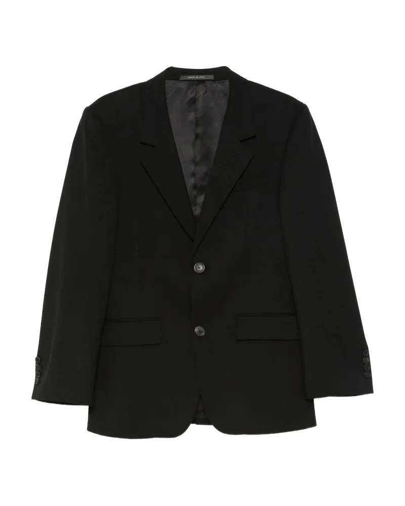 Balenciaga Single-breasted Blazer Black