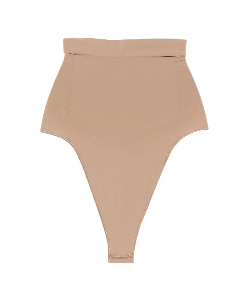 SKIMS High-waisted Thong Brown