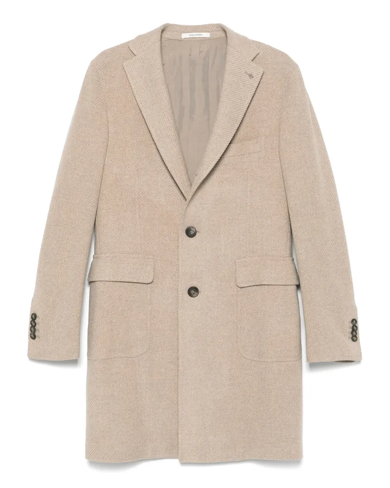 Tagliatore Single-breasted Coat Neutrals