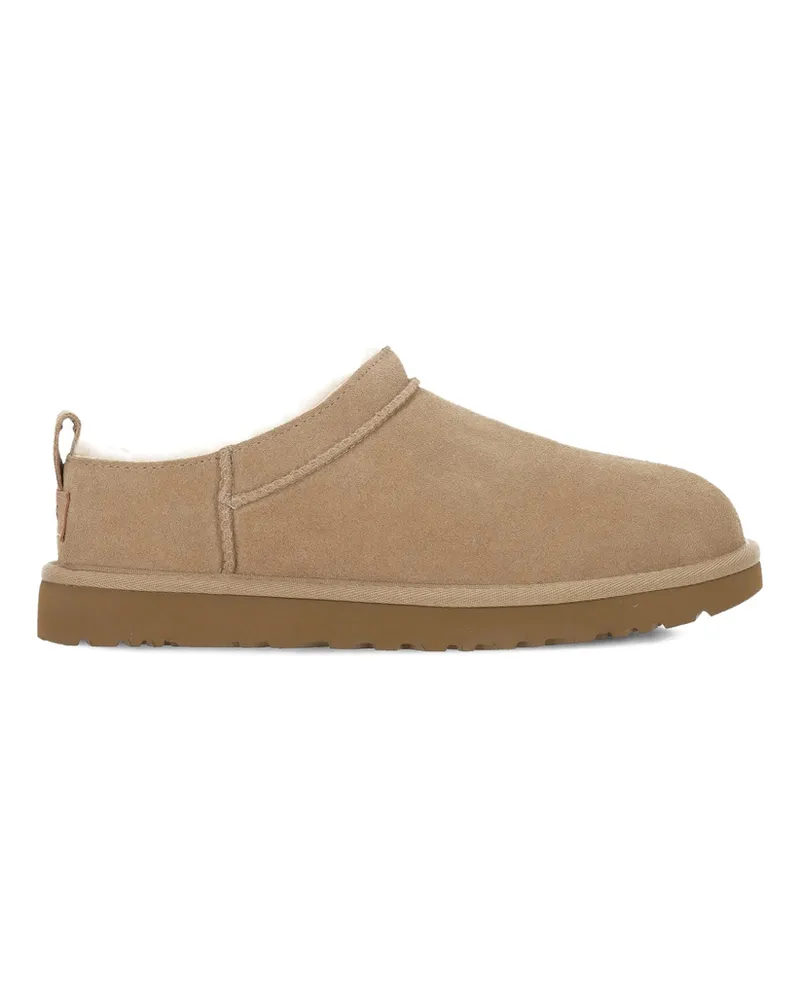 UGG Stitched Label Flat Shoes Brown